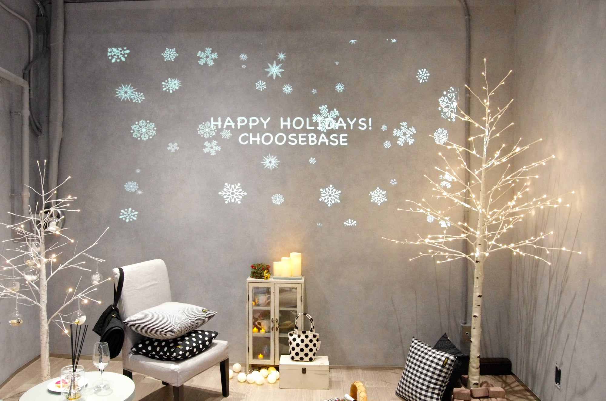 CHOOSEBASEが提案するクリスマスパーティーの特別展示を開催中!のサムネイル