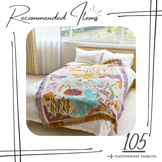 【渋谷】夏の終わり、秋の始まりにぴったり。ブランケット“イリエノアサ”|rough since 2016(ラフ)で心地よく過ごすのサムネイル