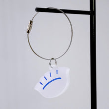 画像をギャラリービューアに読み込む, KEY RING(餃子 -青-)|ホニャララッパー