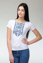 画像をギャラリービューアに読み込む, 刺繡入りT-シャツ|Ukrainian Embroidery Wear ”Mavka”(ウクライナシシュウノアパレル マウカ)