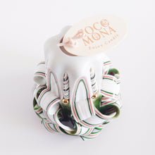 画像をギャラリービューアに読み込む, Antiqueキャンドル ホワイト×グリーン|COCOMONA(ココモナ)