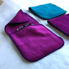 画像をギャラリービューアに読み込む, レース チーフポーチ タオル地 Lace Chief Pouch|Mon Luxe (モンリュクス)