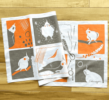 画像をギャラリービューアに読み込む, オカメインコ注染手ぬぐい〈とりてぬぐい〉|コトリヨガ