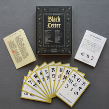 画像をギャラリービューアに読み込む, フォントかるた 欧文版 拡張パックBlack Letter|フォントかるた