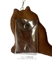 画像をギャラリービューアに読み込む, 羊毛フェルトのふわふわ白ネコパスケース|たろじろ