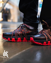 画像をギャラリービューアに読み込む, 西陣織×本革 スニーカー 【轟】 露芝雪輪 華文様|KAVKIMONO(カブキモノ)