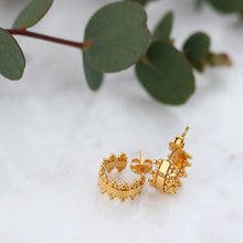 画像をギャラリービューアに読み込む, K18 アラビアン クラウン ピアス|KAYO & Coco Jewelry(カヨアンドココジュエリー)