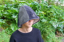 画像をギャラリービューアに読み込む, 今治タオル サウナハット【黒×グレー】