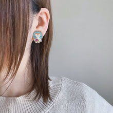 画像をギャラリービューアに読み込む, ねこピアス 茶白ねこ|slowly&starry(スローリーアンドスターリー)