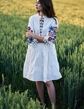 画像をギャラリービューアに読み込む, 刺繡入りワンピース|Ukrainian Embroidery Wear ”Mavka”(ウクライナシシュウノアパレル マウカ)