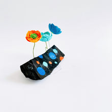 画像をギャラリービューアに読み込む, 炭オブジェ / ブルー+オレンジ|櫂の炭(カイノスミ)