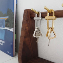 画像をギャラリービューアに読み込む, Triangle hoop key ring キーリング | LUNACHIC(ルナシック)