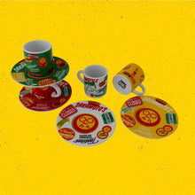 画像をギャラリービューアに読み込む, SAKAMOTO DAYS カップ&ソーサーセット|Bialetti(ビアレッティ)