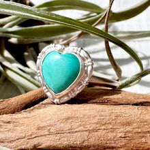 画像をギャラリービューアに読み込む, 金属アレルギー対応『12月の誕生石』ターコイズ・ハートリング / 錆びない素材|Hiwalani(ヒワラニ)