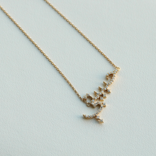 画像をギャラリービューアに読み込む, K18 ダイヤモンド ”Habibty” マイラブ (حبيبتي)Arabic Necklace|KAYO & Coco Jewelry(カヨアンドココジュエリー)