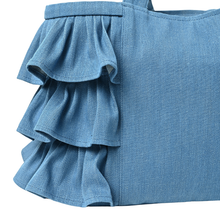 画像をギャラリービューアに読み込む, デニムフリルバッグ|actrhea(アクトレイア)