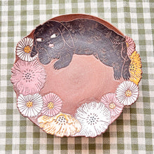 画像をギャラリービューアに読み込む, プレート くろうさぎリース A|ヨシウラチヒロ