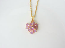 画像をギャラリービューアに読み込む, 小さな紫陽花のネックレス(アジサイ)|Lab407(ラボヨンマルナナ)