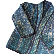 画像をギャラリービューアに読み込む, vintage kantha jacket "蒼の記憶” #2|ananyaユイイツムニ(アナンヤユイイツムニ)