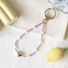 画像をギャラリービューアに読み込む, カラービーズストラップ|pudi(プディ)