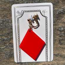 画像をギャラリービューアに読み込む, トランプピアス/イヤリング【片耳】|aK(エーケイ)