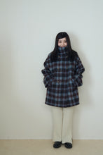 画像をギャラリービューアに読み込む, check mohair coat|Mistletoe(ミソルト)