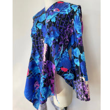 画像をギャラリービューアに読み込む, Patchwork shirt E blue - パッチワークシャツ Eブルー|Merci DIEU(メルシーデュー)