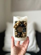 画像をギャラリービューアに読み込む, フラワーアートキャンドル スクエアエンブレムⅡ|ciel bleu(シエルブルー)