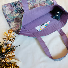 画像をギャラリービューアに読み込む, ウェーブタックトートバッグ(紫)|Nikomatch(ニコマッチ)