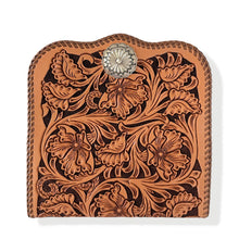 画像をギャラリービューアに読み込む, シェリダンスタイルカービング B-3 ロングウォレット センターコンチョ|Samurai Craft(サムライクラフト)