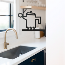 画像をギャラリービューアに読み込む, ルームサイン キッチン カフェ 突き出しタイプ ドアサイン ピクトサイン ドアプレート|gram(グラム)