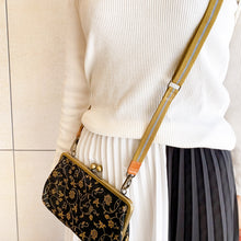 画像をギャラリービューアに読み込む, 真田紐 マルチショルダー cotton100% 牛革 木綿 肩が楽チン ショルダーベルト|六屋(ムツヤ)