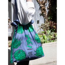 画像をギャラリービューアに読み込む, ビッグマルシェバッグ02 グレイッシュ・ブルー|DAILYCHOP DESIGN STORE(デイリーチョップデザインストア)