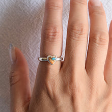 画像をギャラリービューアに読み込む, Orange copper heart turquoise ring 13.5号|MARIA JEWELRY(マリアジュエリー)