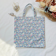 画像をギャラリービューアに読み込む, ウェーブタックトートバッグ(水色)|Nikomatch(ニコマッチ)