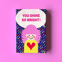 画像をギャラリービューアに読み込む, キャンバスプリント HEARTic GIRLs Canvas Print “YOU SHINE SO BRIGHT!” 【期間限定】|asugatic(アシュガティック)
