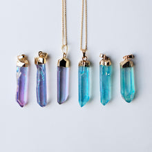 画像をギャラリービューアに読み込む, あの日の|オーロラ水晶ネックレス|Une(ウーネ)