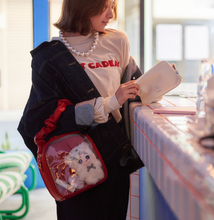 画像をギャラリービューアに読み込む, ギャザーハンドルバッグ(red)|MARSLY(マーズリー)