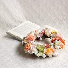 画像をギャラリービューアに読み込む, 自然な色合いのフラワーリース*Orange|Luna et Lily(ルナエリリ)