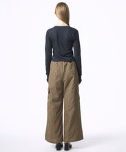 画像をギャラリービューアに読み込む, 【期間限定】カーゴ チェック ワイド パンツ|Nora Lily elle(ノラリリーエル)