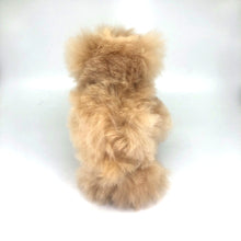 画像をギャラリービューアに読み込む, ぬいぐるみ テディベア ベビーアルパカ100% ペルー職人手仕立て 一点もの(ベージュ)|RUNA SHOP(ルナショップ)