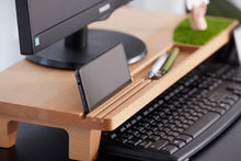 画像をギャラリービューアに読み込む, モニターラック 木製パソコン台 天然木PCラック|TOSMU(トスム)