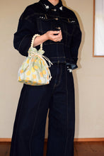 画像をギャラリービューアに読み込む, bucket drawstring bag<Apricot Tulip>|Cherry on top(チェリーオントップ)