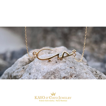 画像をギャラリービューアに読み込む, K10 Classic Love (حب) Arabic Necklace|KAYO & Coco Jewelry(カヨアンドココジュエリー)
