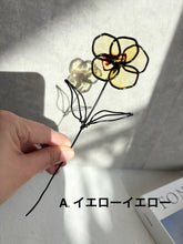 画像をギャラリービューアに読み込む, カラフルパンジー|wire art Niko(ワイヤーアートニコ)