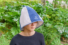 画像をギャラリービューアに読み込む, 今治タオル サウナハット 【青×白】|Saunarior(サウナリア)