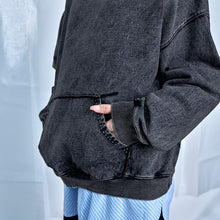 画像をギャラリービューアに読み込む, デニムルック プルオーバー スウェットシャツ|Nora Lily(ノラリリー)