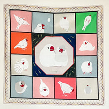 画像をギャラリービューアに読み込む, ハンカチ《文鳥》|コトリヨガ