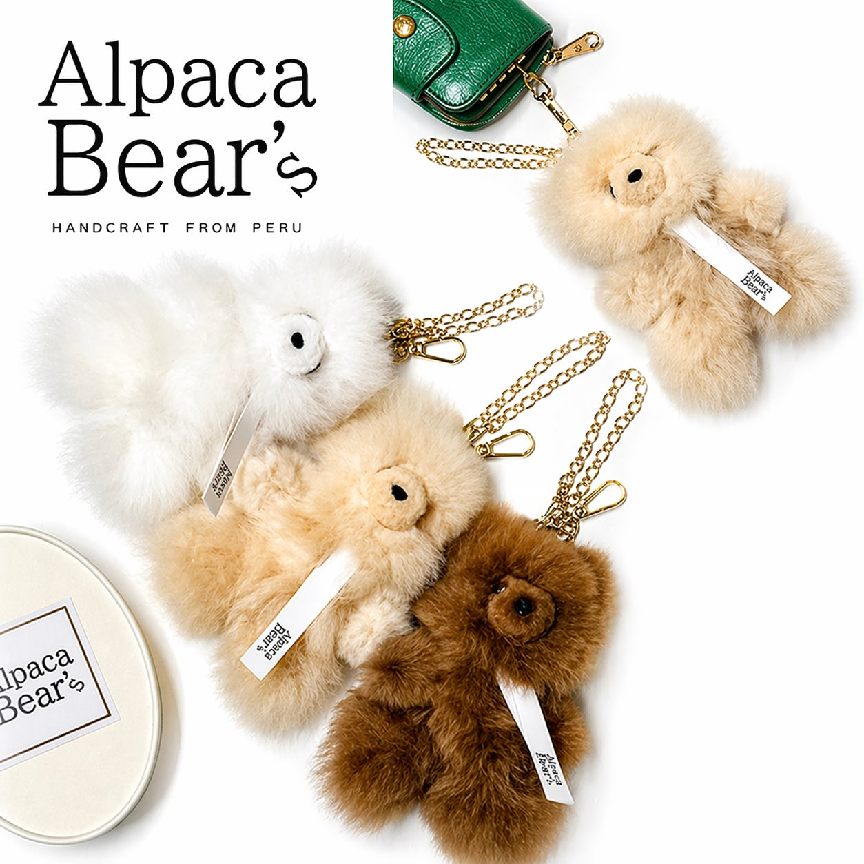 キーチャーム】 アルパカベア ぬいぐるみ｜Alpaca Bear's（アルパカ