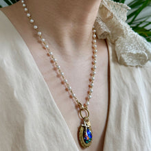 画像をギャラリービューアに読み込む, 【ネックレス】大切な想いをそっと収めて、永遠の輝きへと変わるロケットパールネックレス|ERIKOART(エリコアート)